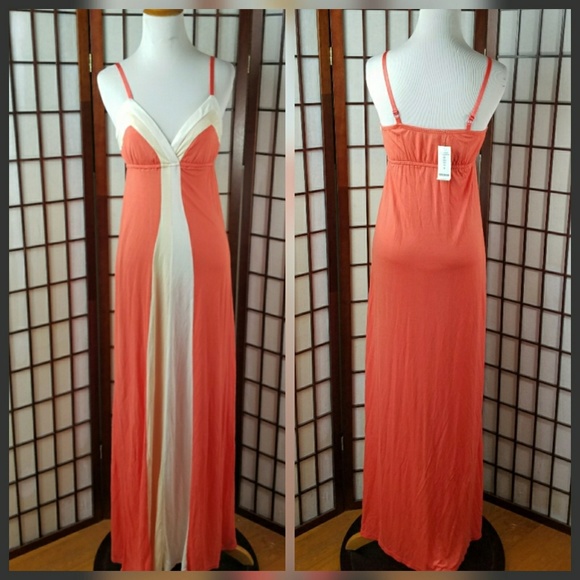 bebe Dresses & Skirts - BEBE HELLO SAILOR COLORBLOCK SUMMER MAXI DRESS